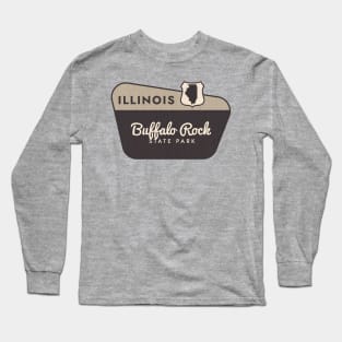 Buffalo Rock State Park Illinois Welcome Sign Long Sleeve T-Shirt